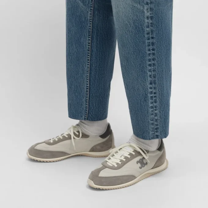 Naylon, Süet Dana Derisi ve Dana Derisinden Üretilmiş Racer Sneaker