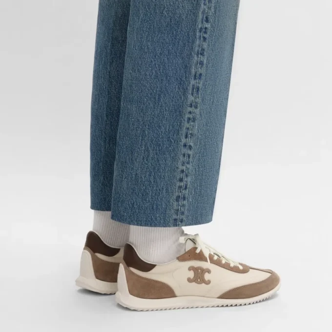 Naylon, Süet Dana Derisi ve Dana Derisinden Üretilmiş Racer Sneaker