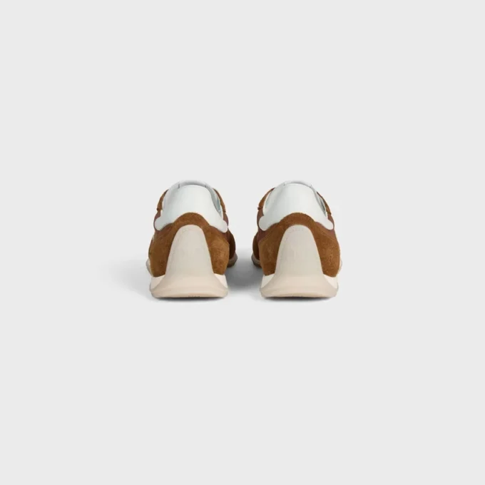 Naylon, Süet Dana Derisi ve Dana Derisinden Üretilmiş Racer Sneaker Naylon, Süet Dana Derisi ve Dana Derisinden Üretilmiş Racer Sneaker