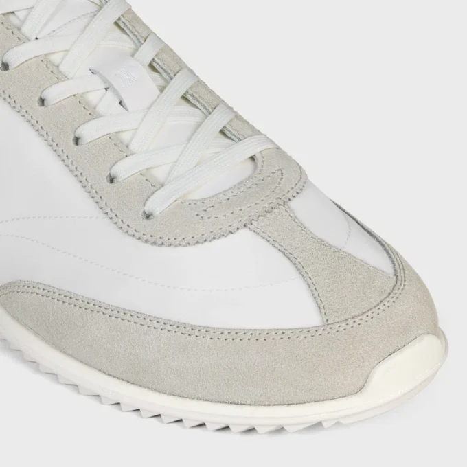 Naylon, Süet Dana Derisi ve Dana Derisinden Üretilmiş Racer Sneaker Naylon, Süet Dana Derisi ve Dana Derisinden Üretilmiş Racer Sneaker