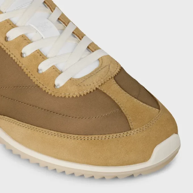 Naylon, Süet Dana Derisi ve Dana Derisinden Üretilmiş Racer Sneaker Naylon, Süet Dana Derisi ve Dana Derisinden Üretilmiş Racer Sneaker