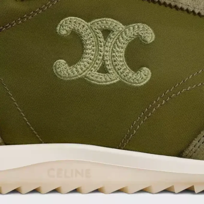 Naylon, Süet Dana Derisi ve Dana Derisinden Üretilmiş Racer Sneaker Naylon, Süet Dana Derisi ve Dana Derisinden Üretilmiş Racer Sneaker