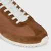 Naylon, Süet Dana Derisi ve Dana Derisinden Üretilmiş Racer Sneaker Naylon, Süet Dana Derisi ve Dana Derisinden Üretilmiş Racer Sneaker