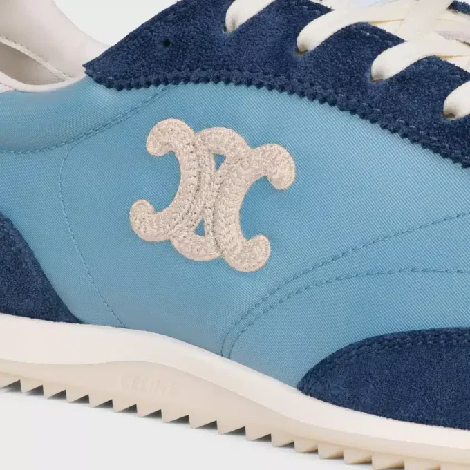 Naylon, Süet Dana Derisi ve Dana Derisinden Üretilmiş Racer Sneaker Naylon, Süet Dana Derisi ve Dana Derisinden Üretilmiş Racer Sneaker