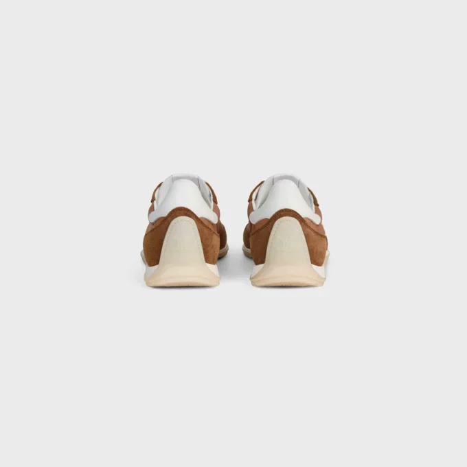 Naylon, Süet Dana Derisi ve Dana Derisinden Üretilmiş Racer Sneaker Naylon, Süet Dana Derisi ve Dana Derisinden Üretilmiş Racer Sneaker