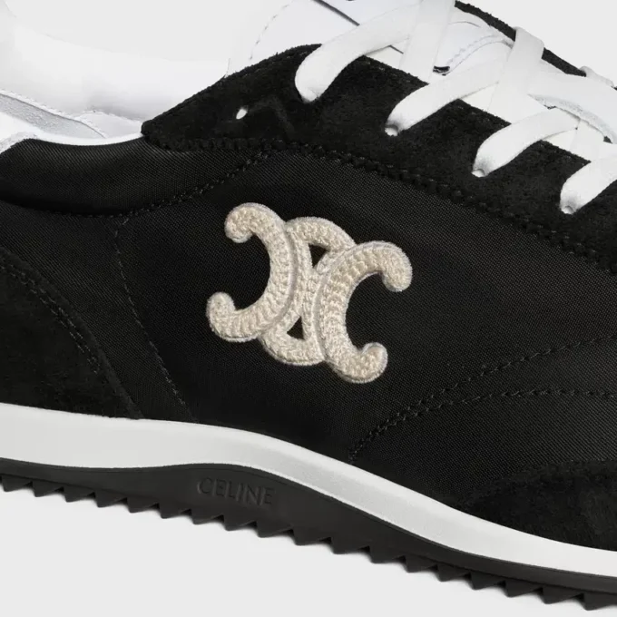 Naylon, Süet Dana Derisi ve Dana Derisinden Üretilmiş Racer Sneaker Naylon, Süet Dana Derisi ve Dana Derisinden Üretilmiş Racer Sneaker