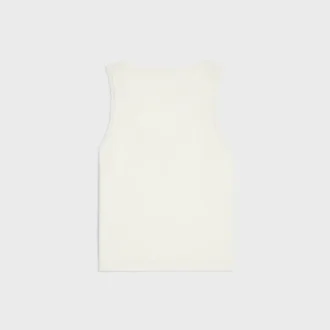 Noktalı Pamuk ve İpek Tank Top