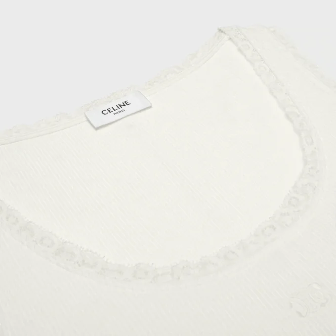Noktalı Pamuk ve İpek Tank Top Noktalı Pamuk ve İpek Tank Top