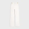 Optik Beyaz Yıkama Denim Jane Flared Jeans Optik Beyaz Yıkama Denim Jane Flared Jeans