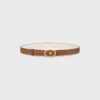 Orta 25 mm Çift Taraflı CELINE Alix Kemer Taurillon Orta 25 mm Çift Taraflı CELINE Alix Kemer Taurillon
