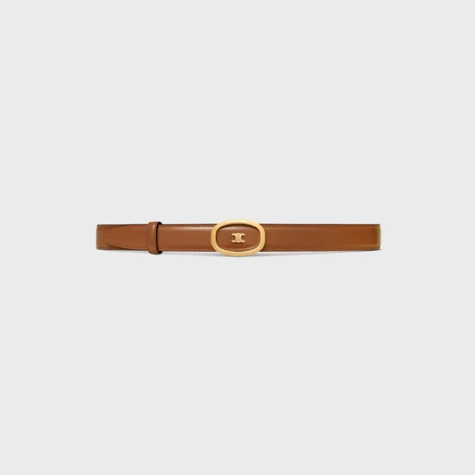 Orta 25 mm Çift Taraflı CELINE Alix Kemer Taurillon Orta 25 mm Çift Taraflı CELINE Alix Kemer Taurillon