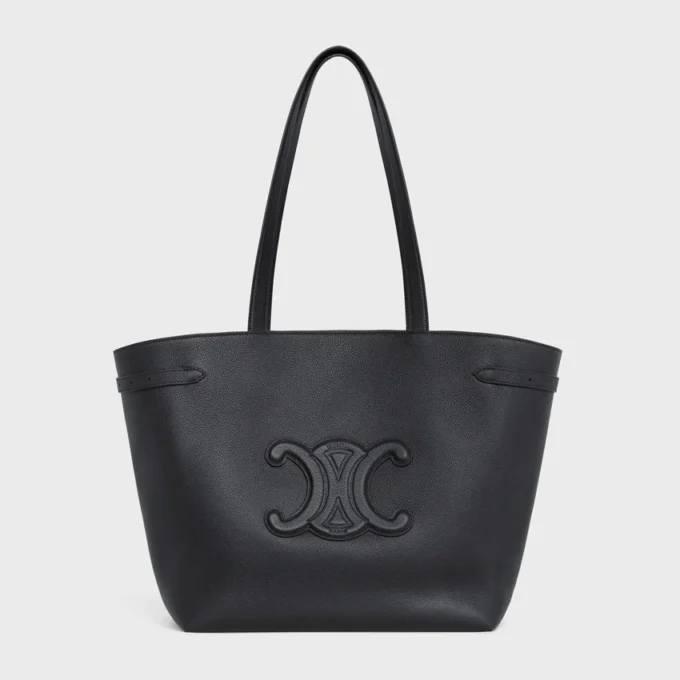 Orta Boy Cabas AnaïS Cuir Triomphe, Damarlı Dana Derisi Orta Boy Cabas AnaïS Cuir Triomphe, Damarlı Dana Derisi