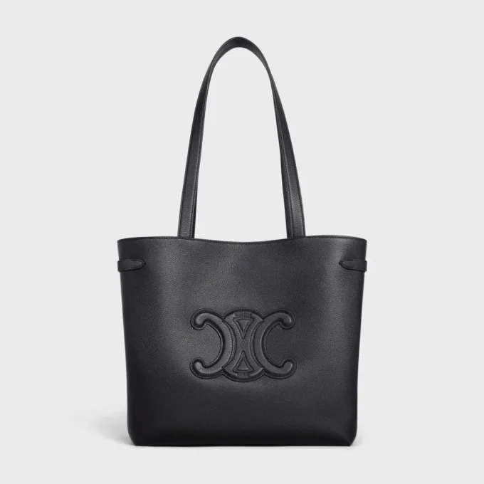 Orta Boy Cabas AnaïS Cuir Triomphe, Damarlı Dana Derisi Orta Boy Cabas AnaïS Cuir Triomphe, Damarlı Dana Derisi