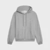 Kaşmir Pamuklu Fermuarlı Kapüşonlu Sweatshirt Kaşmir Pamuklu Fermuarlı Kapüşonlu Sweatshirt