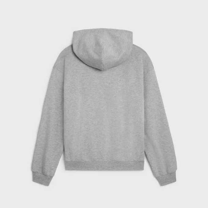 Kaşmir Pamuklu Fermuarlı Kapüşonlu Sweatshirt Kaşmir Pamuklu Fermuarlı Kapüşonlu Sweatshirt
