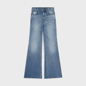 Pamuklu Denim Flare Jeans 001
