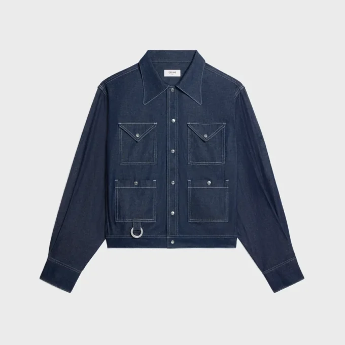 Pamuklu Denim Gömlek Pamuklu Denim Gömlek