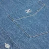 Pamuklu Denim Kısa Kollu Gömlek Pamuklu Denim Kısa Kollu Gömlek