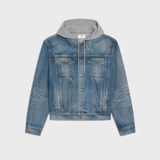 Pamuklu Denim Trucker Ceket Pamuklu Denim Trucker Ceket