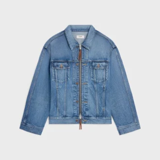 Pamuklu Denim Trucker Ceket Pamuklu Denim Trucker Ceket