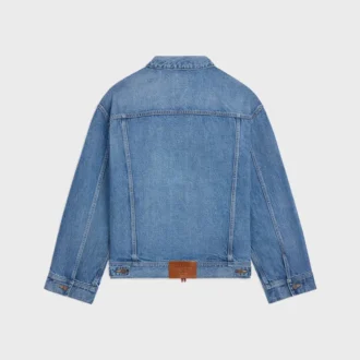 Pamuklu Denim Trucker Ceket Pamuklu Denim Trucker Ceket