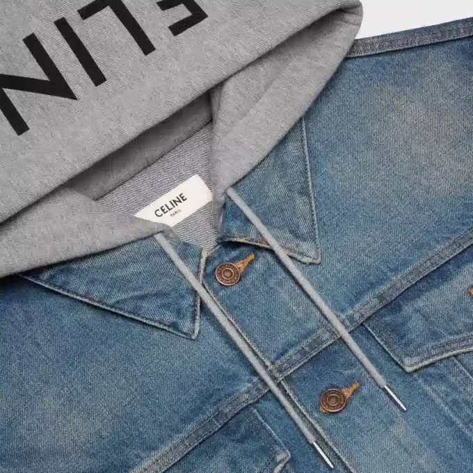 Pamuklu Denim Trucker Ceket Pamuklu Denim Trucker Ceket