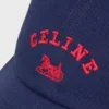 Pamuklu Dimi CELINE Richelieu Şapka Pamuklu Dimi CELINE Richelieu Şapka