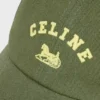 Pamuklu Dimi CELINE Richelieu Şapka