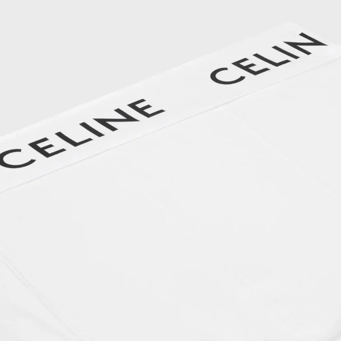 Pamuklu Jersey CELINE Boxer Şort Pamuklu Jersey CELINE Boxer Şort