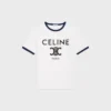 Pamuklu Jersey CELINE Paris Tişört Pamuklu Jersey CELINE Paris Tişört