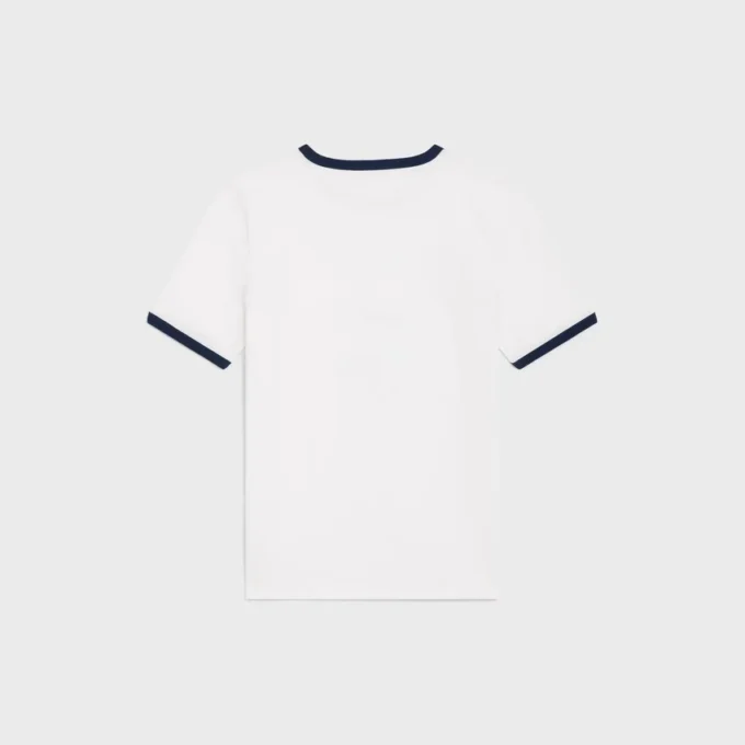 Pamuklu Jersey CELINE Paris Tişört Pamuklu Jersey CELINE Paris Tişört