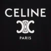 Pamuklu Jersey CELINE Paris Tişört