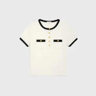Pamuklu Jersey Kısaltılmış Tişört