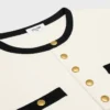Pamuklu Jersey Kısaltılmış Tişört