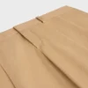 Pamuklu Kanvas Pileli Pantolon