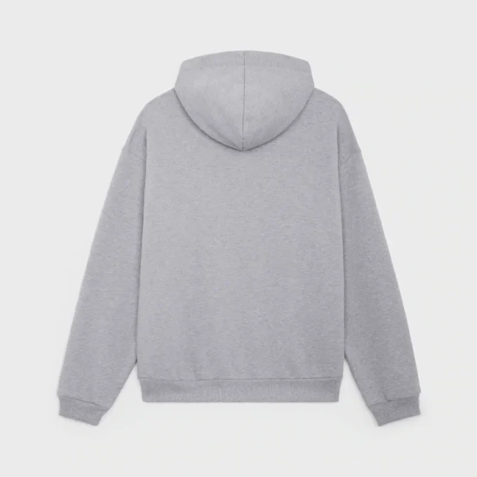Pamuklu Polar CELINE Bol Kesim Kapüşonlu Sweatshirt Pamuklu Polar CELINE Bol Kesim Kapüşonlu Sweatshirt