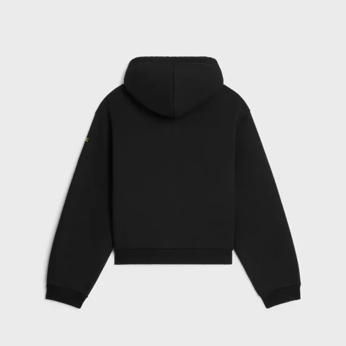 Pamuklu Polar Fermuarlı Kapüşonlu Sweatshirt Pamuklu Polar Fermuarlı Kapüşonlu Sweatshirt