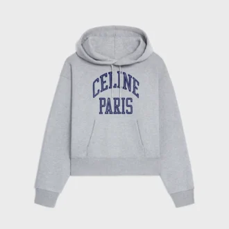 Pamuklu Polar Gevşek Kapüşonlu Sweatshirt