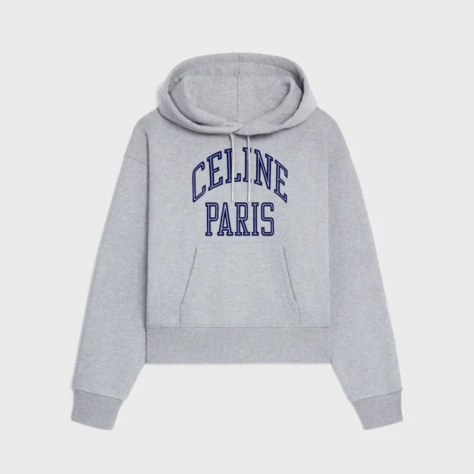 Pamuklu Polar Gevşek Kapüşonlu Sweatshirt