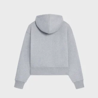 Pamuklu Polar Gevşek Kapüşonlu Sweatshirt