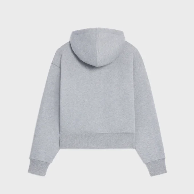Pamuklu Polar Gevşek Kapüşonlu Sweatshirt
