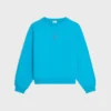 Pamuklu Polar Gevşek Sweatshirt