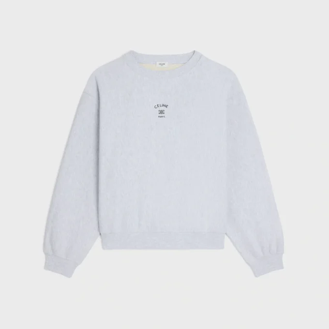 Pamuklu Polar Gevşek Sweatshirt