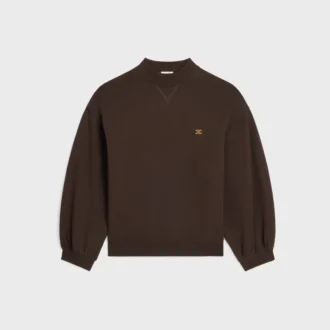 Pamuklu Polar Gevşek Sweatshirt