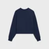 Pamuklu Polar Gevşek Sweatshirt