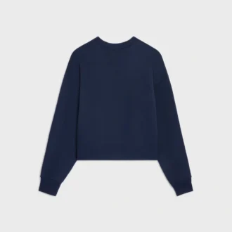 Pamuklu Polar Gevşek Sweatshirt Pamuklu Polar Gevşek Sweatshirt
