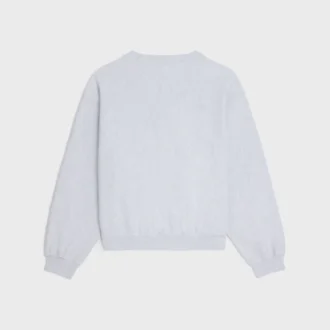 Pamuklu Polar Gevşek Sweatshirt