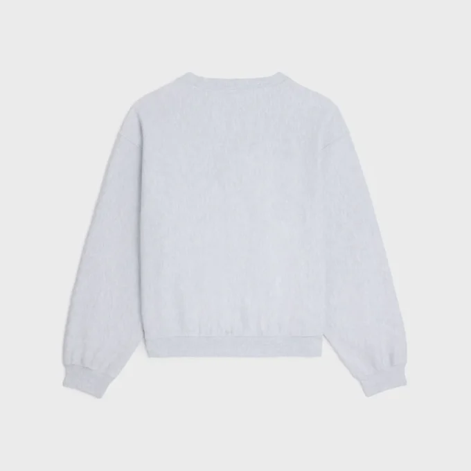 Pamuklu Polar Gevşek Sweatshirt