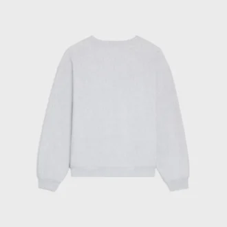 Pamuklu Polar Gevşek Sweatshirt