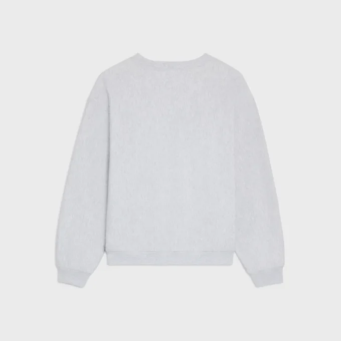 Pamuklu Polar Gevşek Sweatshirt